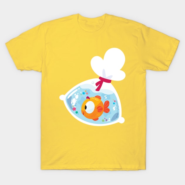 Chip the Fish T-Shirt by ginaromoart